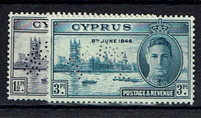 Image of Cyprus SG 164S/5S UMM British Commonwealth Stamp